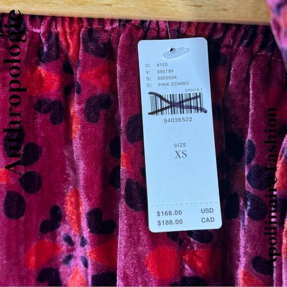 ANTHROPOLOGIE SOMERSET MAXI SKIRT IN PINK COMBO XS NWT - Picture 6 of 8